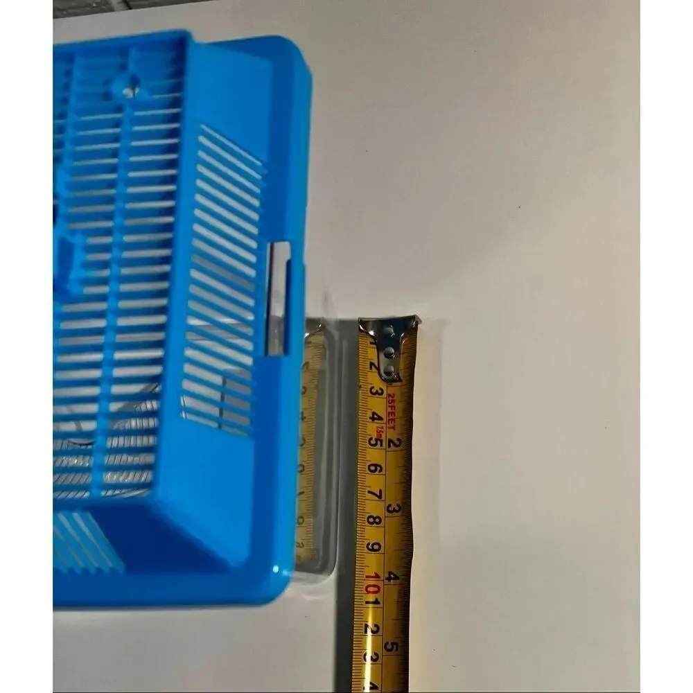 Portable Aquatic/Terrarium Tank, Plastic Carrier Cage with Lid and Handle NWT
